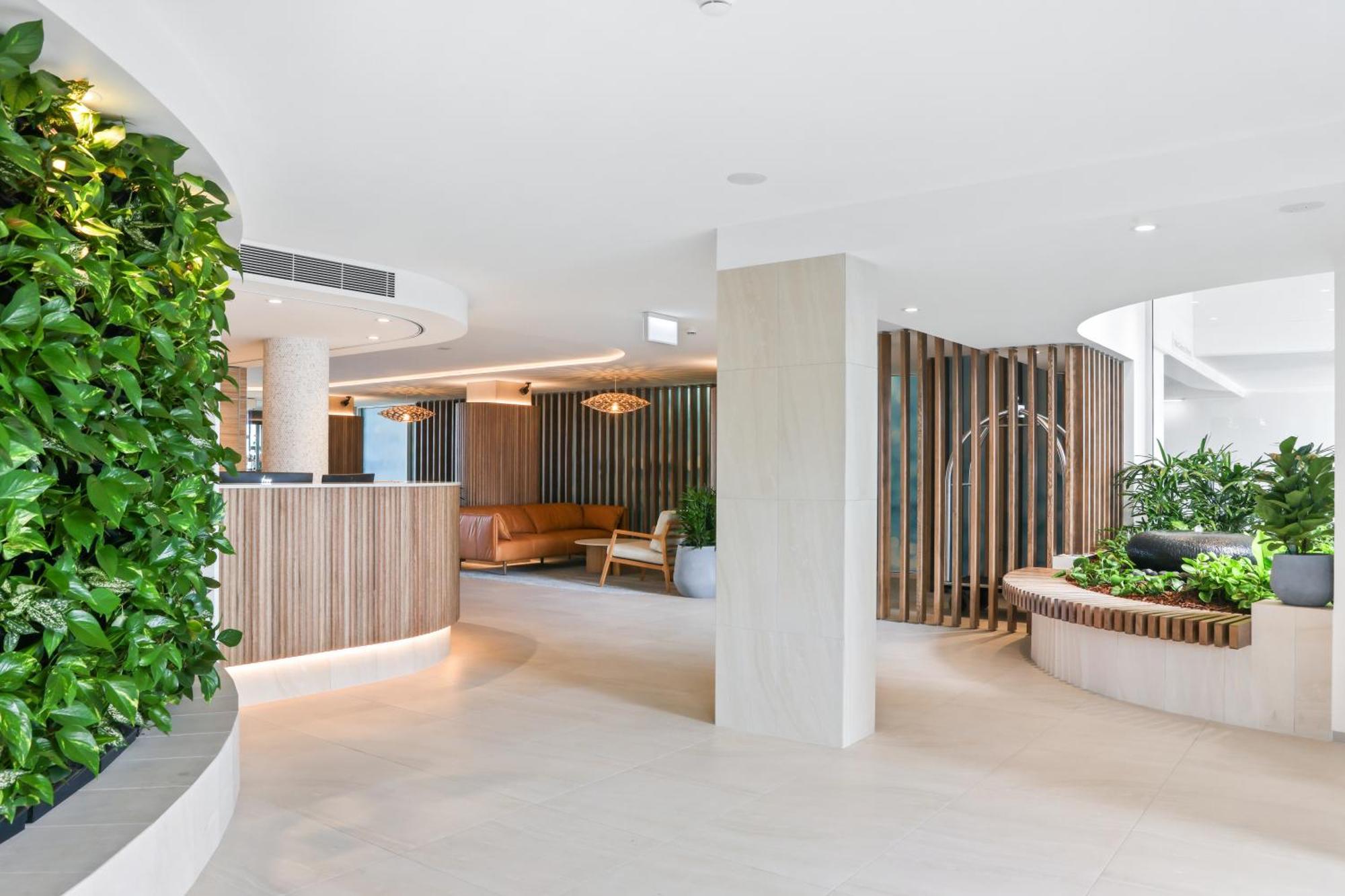 Rumba Beach Resort Caloundra Buitenkant foto The lobby of the new building